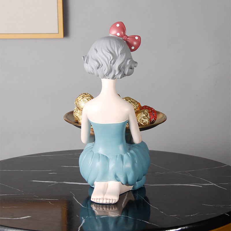 Lighteme Cute Butterfly Girl Resin Storage Decoration