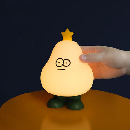 Lighteme Süße Weihnachtsbaum-Nachtlampe aus Silikon