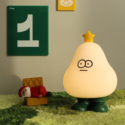 Lighteme Süße Weihnachtsbaum-Nachtlampe aus Silikon