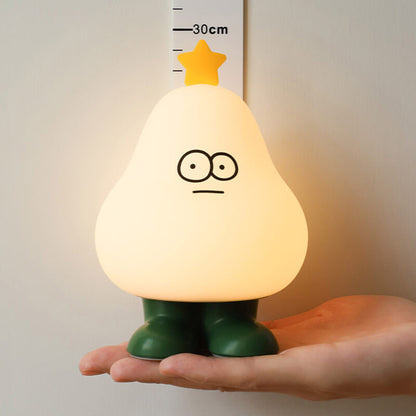 Lighteme Süße Weihnachtsbaum-Nachtlampe aus Silikon