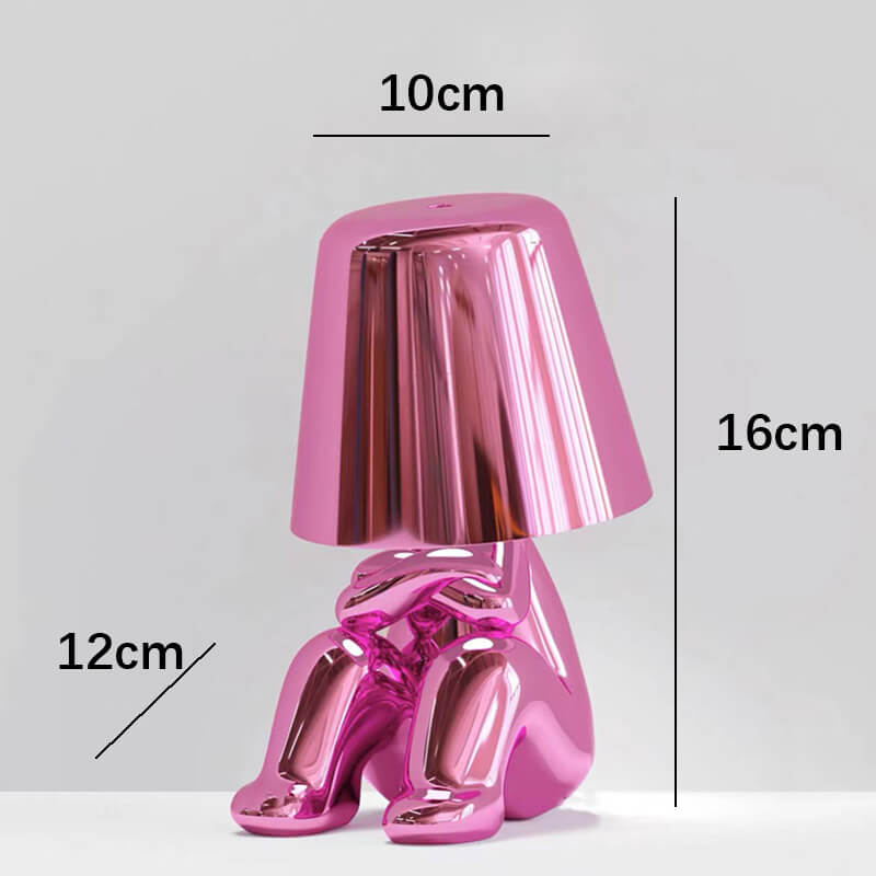 Lighteme Colorful Cute Humanoid Touch Resin Night Light