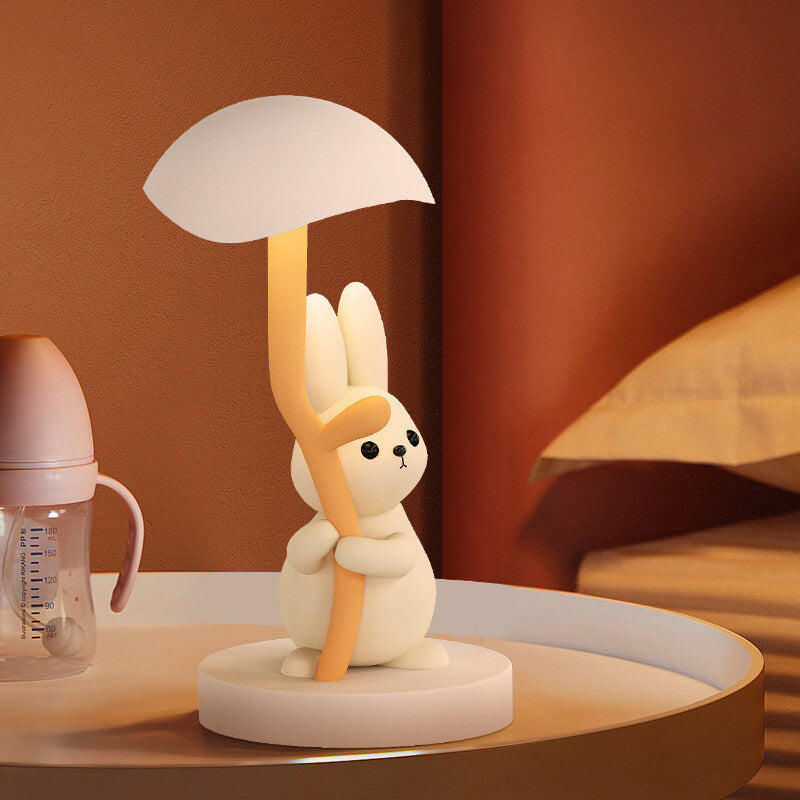 Petite lampe de bureau Lighteme en forme de lapin mignon