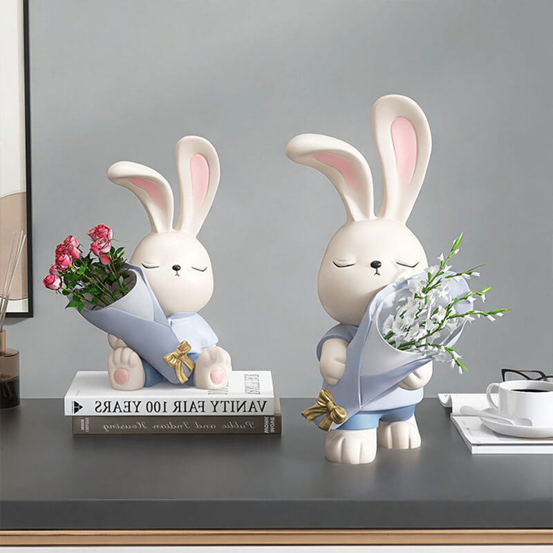 Lighteme Cute Bunny Vase Ornaments