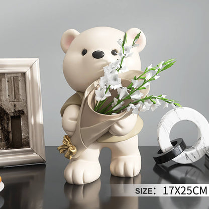 Lighteme Cute Bunny Vase Ornaments