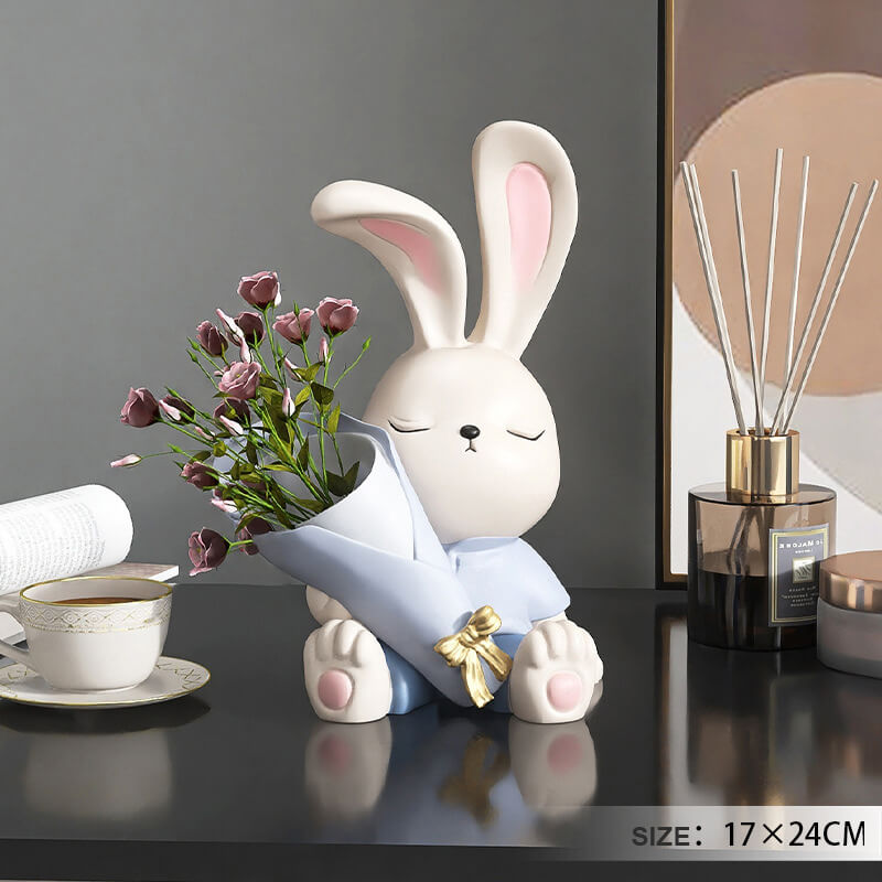Lighteme Cute Bunny Vase Ornaments
