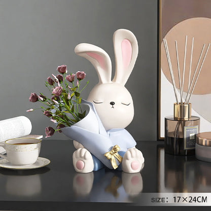 Lighteme Cute Bunny Vase Ornaments