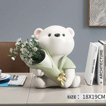 Lighteme Cute Bunny Vase Ornaments