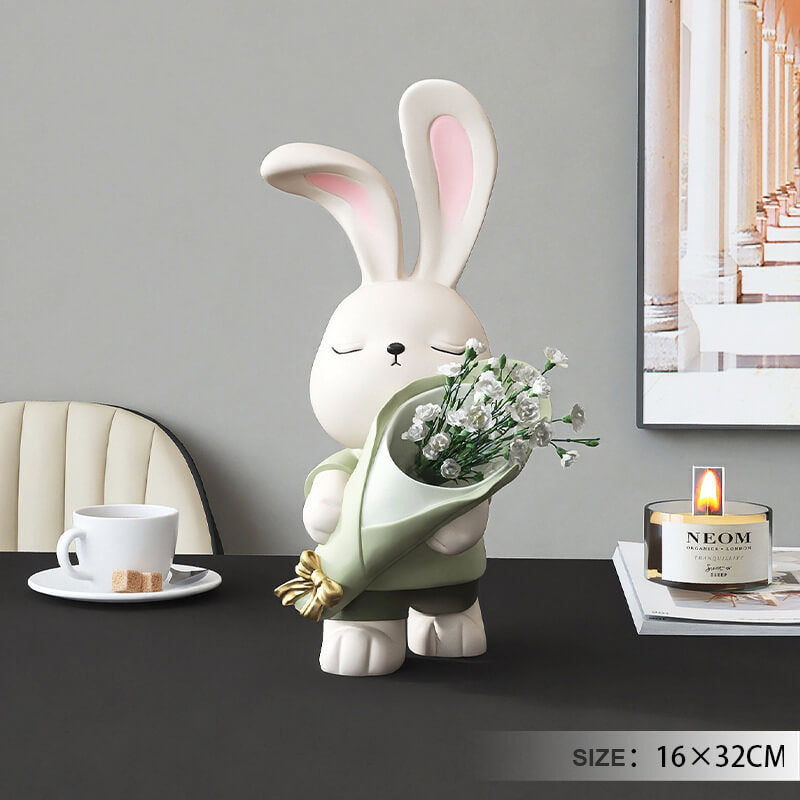Lighteme Cute Bunny Vase Ornaments