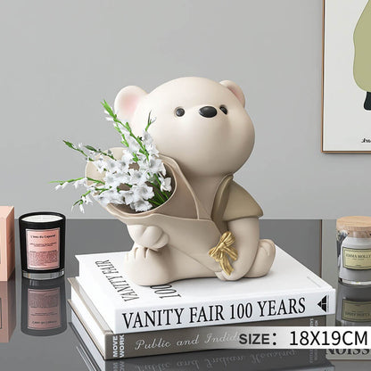 Lighteme Cute Bunny Vase Ornaments