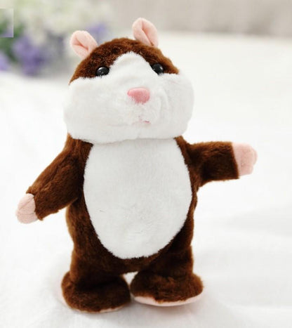 Lighteme Cute Walking & Talking Interactive Sound Record Hamster Plush Toy