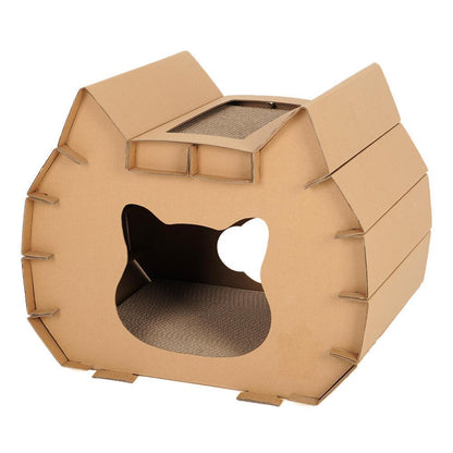Lighteme DIY Corrugated Paper Cat Grinding Claws Nest