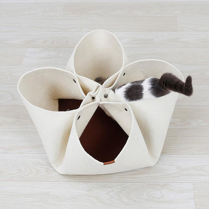 Lighteme DIY Diverse Petaloid Felt Cat Tunnel