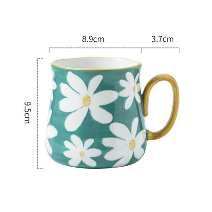 Tasse en céramique à imprimé marguerites Lighteme