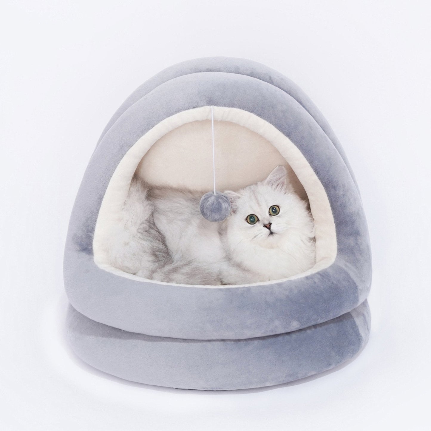 Lighteme Deluxe Washable Cat Warm House (2 colors & 2 sizes)