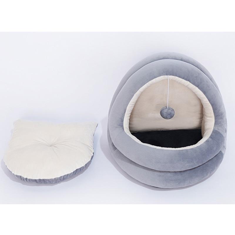 Lighteme Deluxe Washable Cat Warm House (2 colors & 2 sizes)