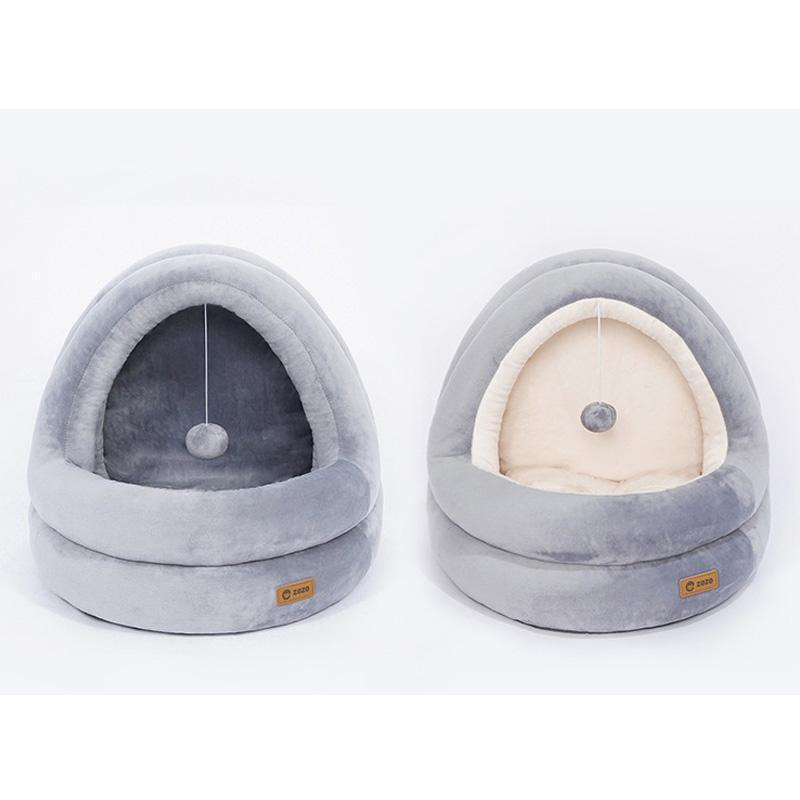 Lighteme Deluxe Washable Cat Warm House (2 colors & 2 sizes)