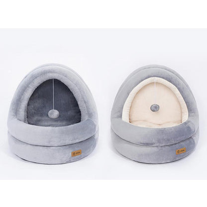 Lighteme Deluxe Washable Cat Warm House (2 colors & 2 sizes)