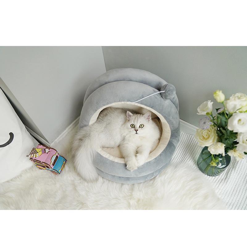 Lighteme Deluxe Washable Cat Warm House (2 colors & 2 sizes)