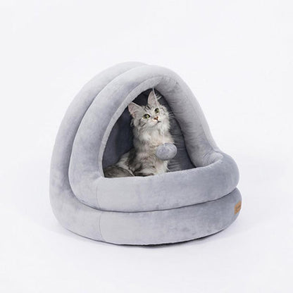 Lighteme Deluxe Washable Cat Warm House (2 colors & 2 sizes)
