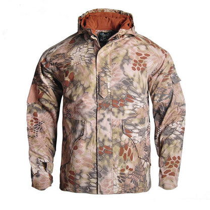 Lighteme G8 Soft Shell Tactical Jacket Coat Military Fleece Hooded