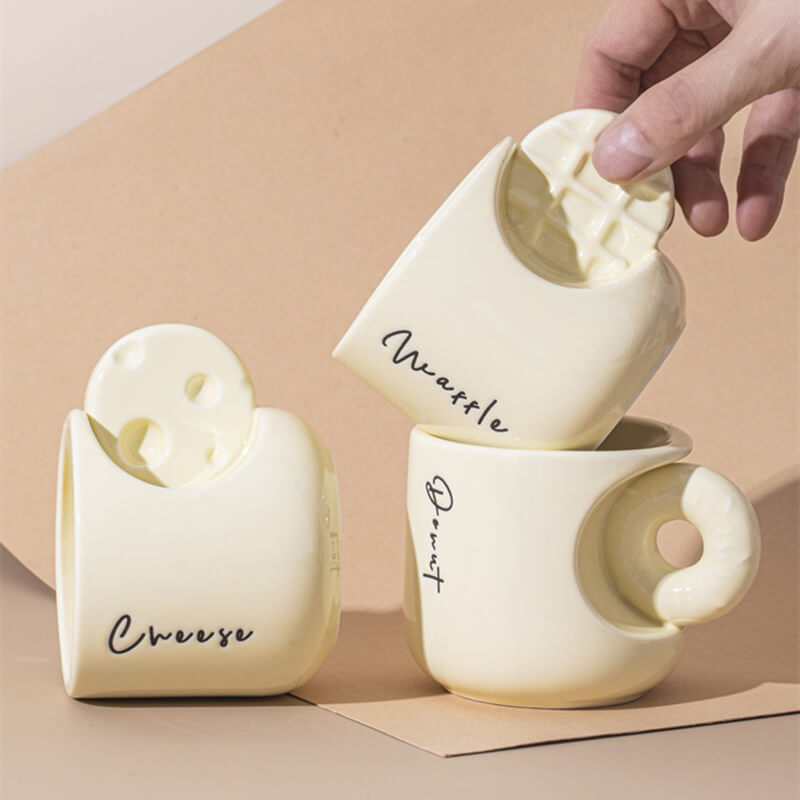 Lighteme Dessert Handle Ceramic Mug