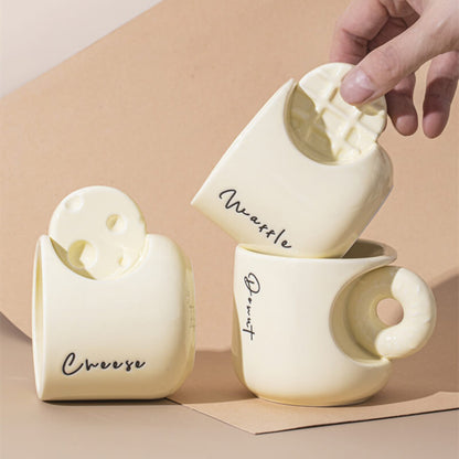 Lighteme Dessert Handle Ceramic Mug