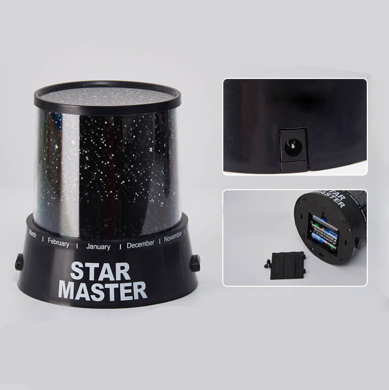 Lampe de projection de ciel étoilé rotative créative Lighteme