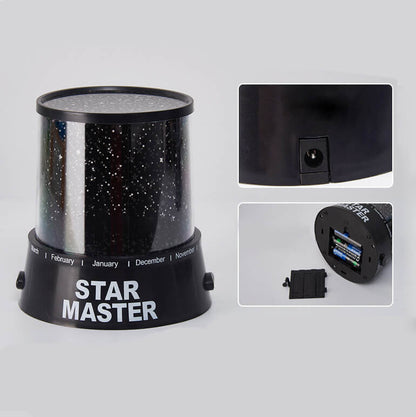 Lampe de projection de ciel étoilé rotative créative Lighteme