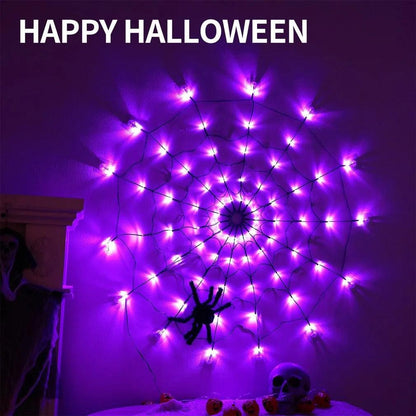Lighteme Halloween Spider 80LED mit Fernbedienung | 8 Lichtmodi