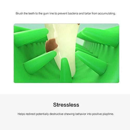 Lighteme Toothbrush Pet Molar Tooth Cleaner Brushing Stick Doggy Puppy Dental Care (2 colors)