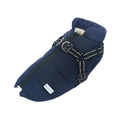 Lighteme Waterproof Fleece Dog Coat for Cold Weather Protection