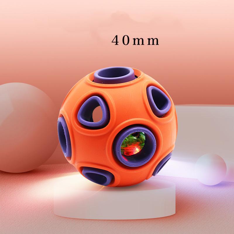 Lighteme Dog Playing Toy Bite Bouncing Ball (2 Colors & 2 Sizes & 3 Types)