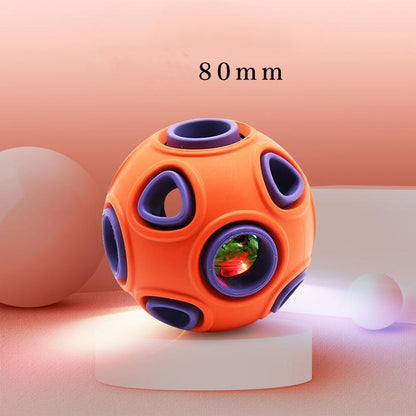 Lighteme Dog Playing Toy Bite Bouncing Ball (2 Colors & 2 Sizes & 3 Types)