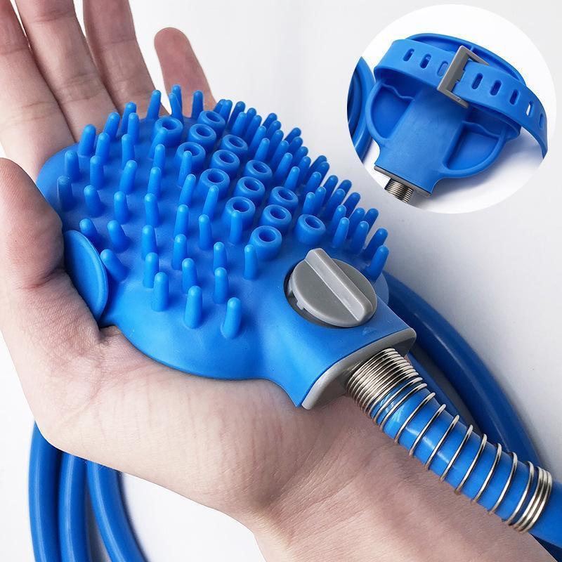 Lighteme Dog Shower Sprayer Bath Massage Glove