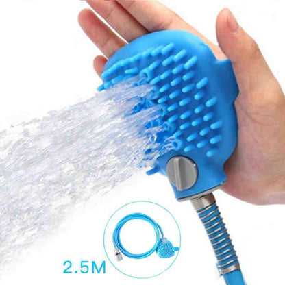 Lighteme Dog Shower Sprayer Bath Massage Glove