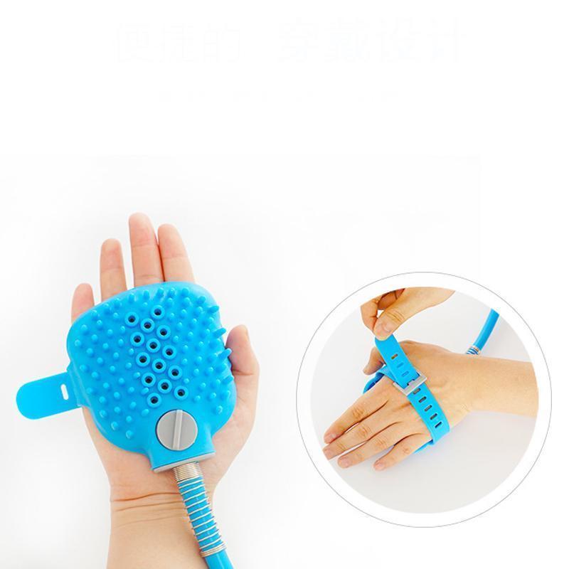Lighteme Dog Shower Sprayer Bath Massage Glove