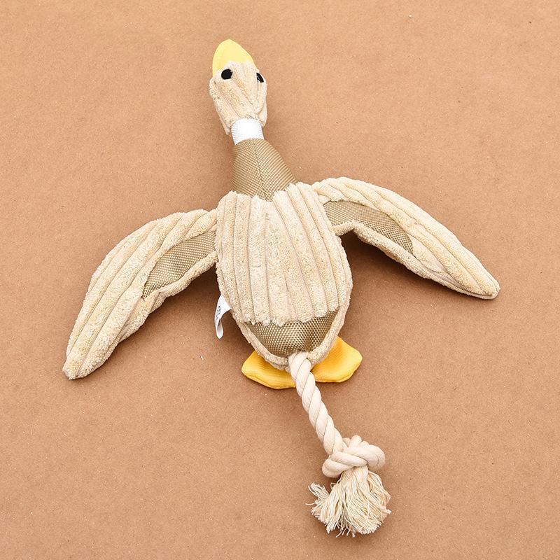Jouet pour chien Lighteme en forme de canard résistant aux morsures