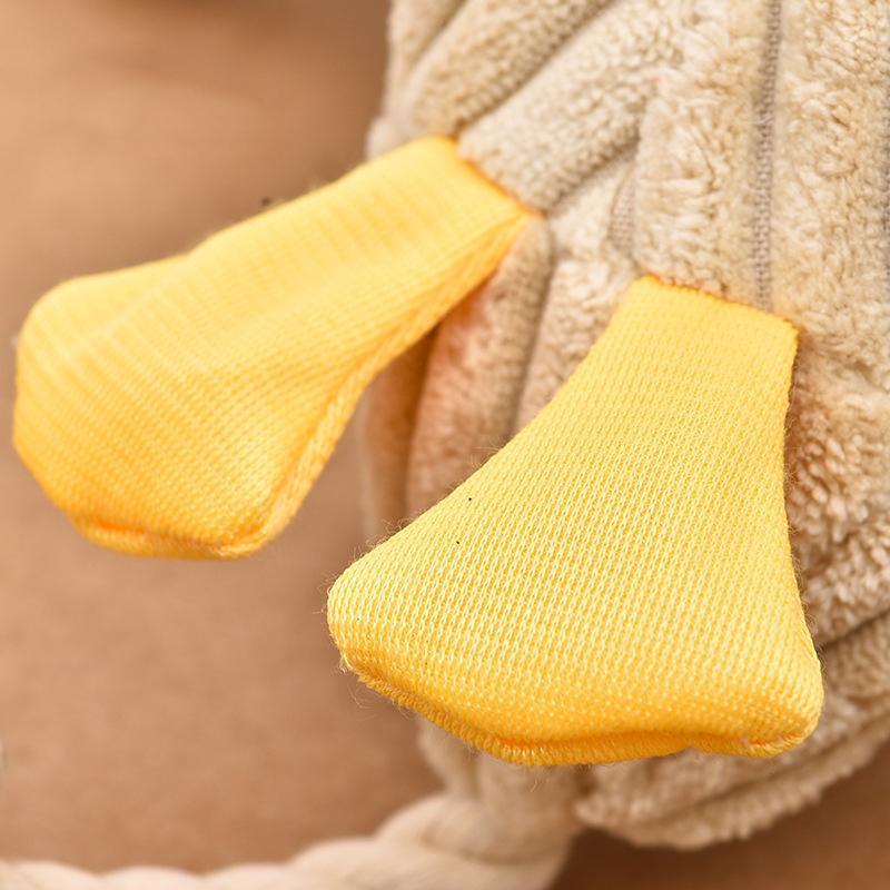 Jouet pour chien Lighteme en forme de canard résistant aux morsures