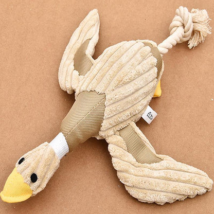 Jouet pour chien Lighteme en forme de canard résistant aux morsures