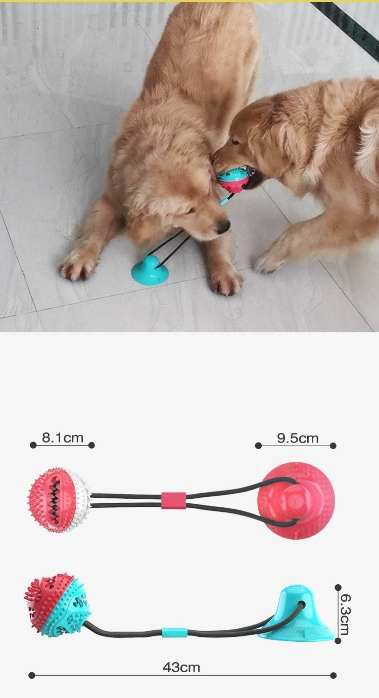 Lighteme Dog Toy With Suction Cup Chew Toy Ball (5 colors)