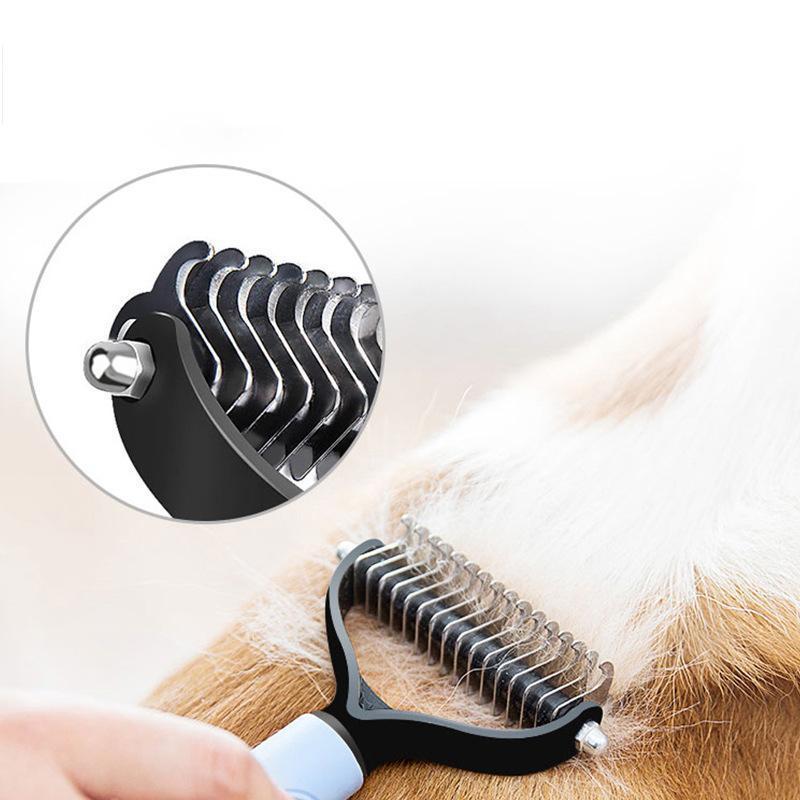 Lighteme Double Blade Depilate Comb Dog/Cat Grooming (3 Colors & 2 Types)