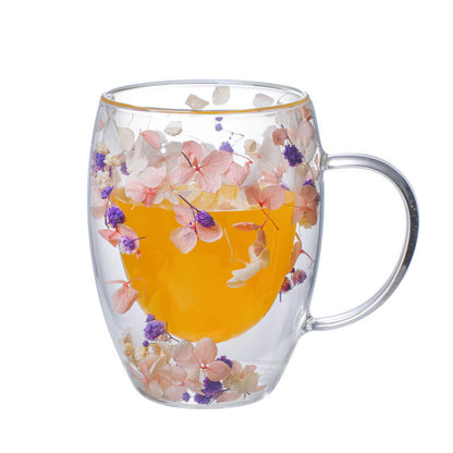 Lighteme Double Glass Flow Sand Flower Cup