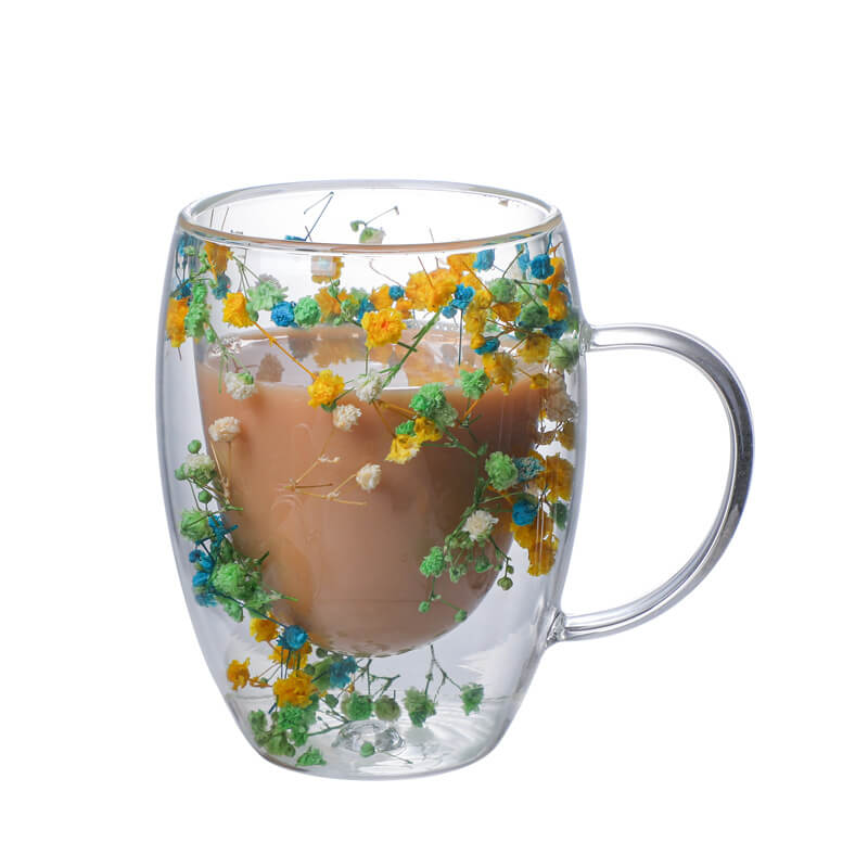 Lighteme Double Glass Flow Sand Flower Cup