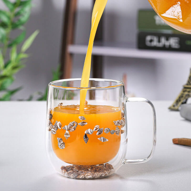 Lighteme Double Glass Flow Sand Flower Cup