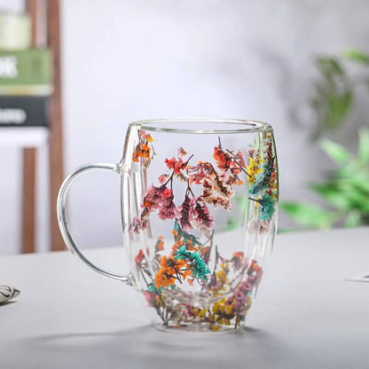 Lighteme Double Glass Flow Sand Flower Cup