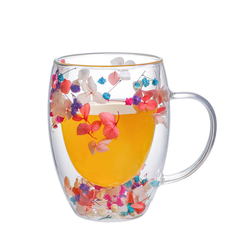 Lighteme Double Glass Flow Sand Flower Cup