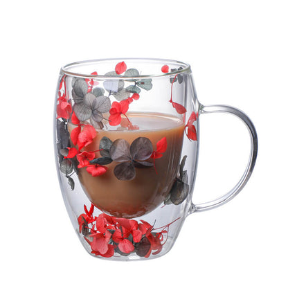 Lighteme Double Glass Flow Sand Flower Cup
