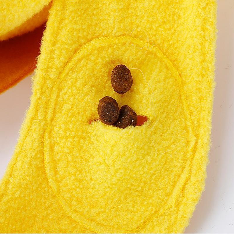 Lighteme Duck Shape Dog's Bite Plush Toy