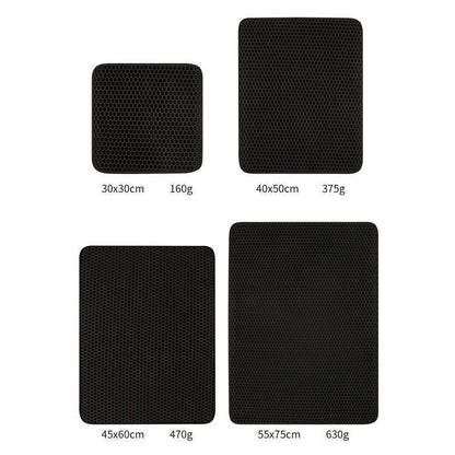 Lighteme EVA Double-Layer Cat Litter Mat (5 colors & 4 sizes)