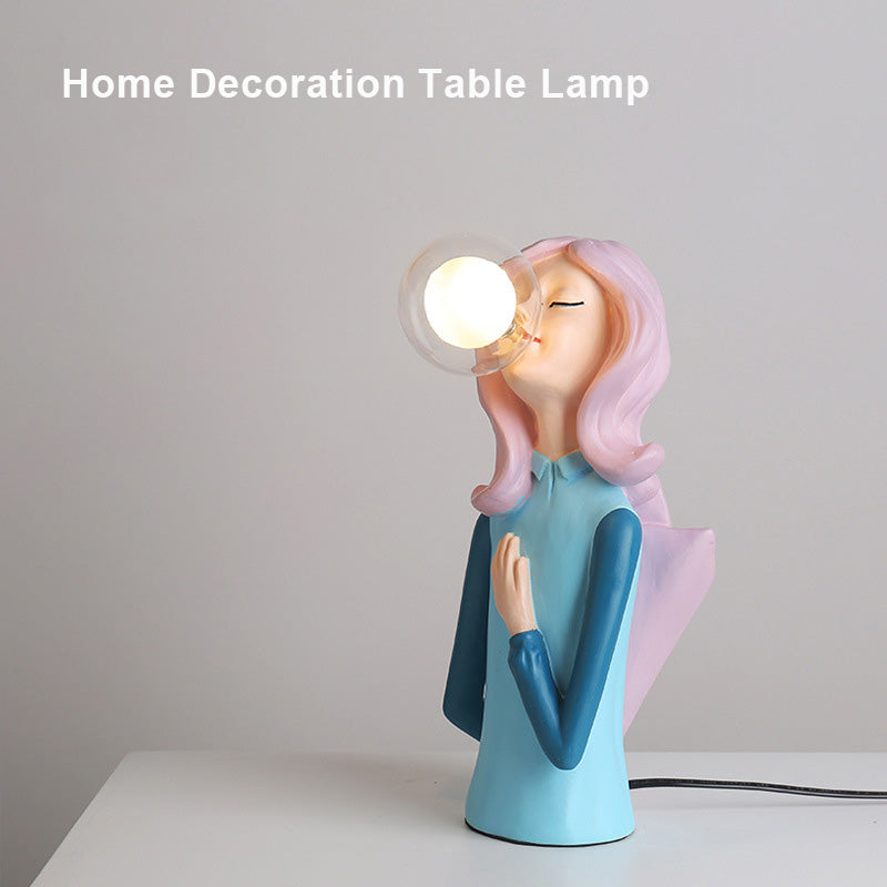 Lighteme Elegant Coffee Girl Table Lamps